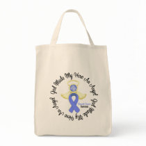 Stomach Cancer God Made My Hero An Angel Canvas Bag