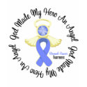Stomach Cancer God Made My Hero An Angel t-shirts by giftsforawareness Stomach Cancer God Made My Hero An Angel t-shirts