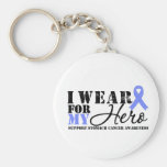 Stomach Cancer Hero keychains