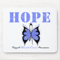 Stomach Cancer Hope Butterfly mousepads