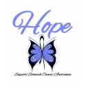 Stomach Cancer Hope Butterfly Ribbon t-shirts by cancerapparel Stomach Cancer Hope Butterfly Ribbon t-shirts