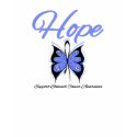 Stomach Cancer Hope Butterfly Ribbon t-shirts by cancerapparel Stomach Cancer Hope Butterfly Ribbon t-shirts