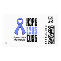 Stomach Cancer Hope Love Cure Ribbon postage by giftsforawareness Stomach Cancer Hope Love Cure Ribbon postage