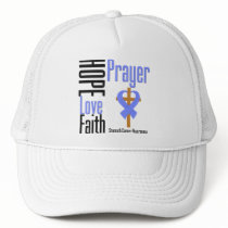 Stomach Cancer Hope Love Faith Prayer Cross hats by giftsforawareness Stomach Cancer Hope Love Faith Prayer Cross hats