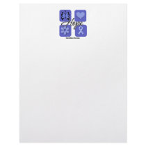 Stomach Cancer Hope Love Inspire Awareness letterhead