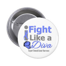 Stomach Cancer I Fight Like a Diva Pin