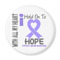 Stomach Cancer I Hold On To Hope magnets by awarenessgifts Stomach Cancer I Hold On To Hope magnets