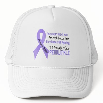 Stomach Cancer I Proudly Wear Periwinkle 1 Hat