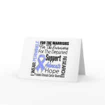 Stomach Cancer I Wear Periwinkle Ribbon TRIBUTE cards by cancerapparel Stomach Cancer I Wear Periwinkle Ribbon TRIBUTE cards