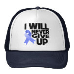Stomach Cancer I Will Never Give Up hats
