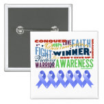 Stomach Cancer Inspirational Words buttons