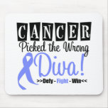 Stomach Cancer Picked The Wrong Diva v2 mousepads