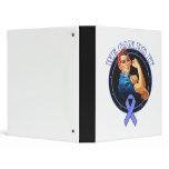 Stomach Cancer - Rosie The Riveter - We Can Do It 3 Ring Binders
