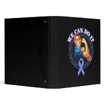 Stomach Cancer - Rosie The Riveter - We Can Do It Binder