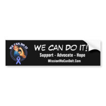 Stomach Cancer - Rosie The Riveter - We Can Do It Bumper Stickers