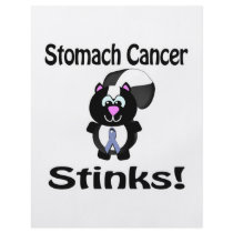 Stomach Cancer Stinks Skunk Awareness Design Full Color Flyer