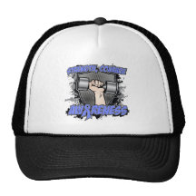 Stomach Cancer Strength Courage Men Mesh Hat