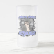 Stomach Cancer Strength Courage Men Mug
