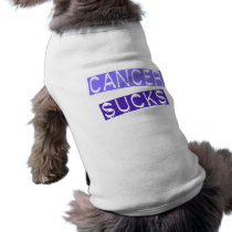 Stomach Cancer Sucks 2C Dog T-shirt