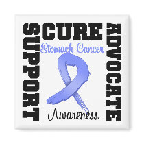 Stomach Cancer Support Advocate Cure magnets by giftsforawareness Stomach Cancer Support Advocate Cure magnets