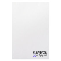 Stomach Cancer Survivor 18 Stationery Design