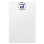 Stomach Cancer Survivor Hope Determination Faith Custom Stationery
