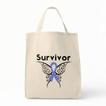 Stomach Cancer Survivor Tribal Butterfly bags by cancerapparel Stomach Cancer Survivor Tribal Butterfly bags