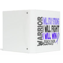 Stomach Cancer Warrior binders by awarenessgifts Stomach Cancer Warrior binders
