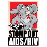 Stomp Out AIDS/HIV Photo Sculpture