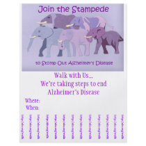 Stomp Out Alzheimer's Flyer