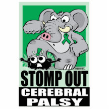 Stomp Out Cerebral Palsy Acrylic Cut Out