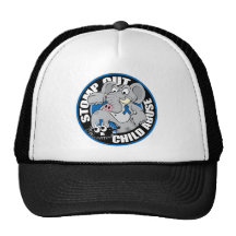 Stomp Out Child Abuse Trucker Hats