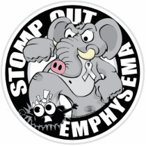 Stomp Out Emphysema Cut Outs