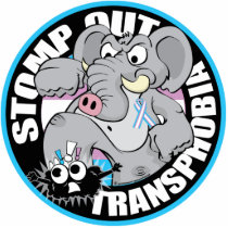 Stomp Out Transphobia Photo Cutout