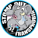 Stomp Out Transphobia Photo Cutout