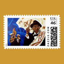Stompin' Tchoupitoulas postage by vigoboom Stompin' Tchoupitoulas postage