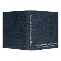 Stone and Rock Projects and Plans Blue Rock binders by ZazzleBinders Stone and Rock Projects and Plans Blue Rock binders