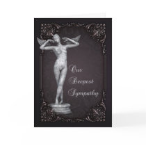 Stone Angel Sympathy Greeting Cards