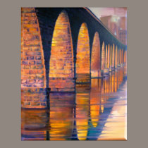STONE ARCH SUNSET posters
