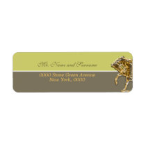 Stone avocado green horse equine labels