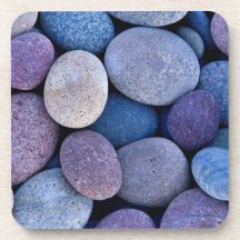 Stone blue rocks coasters