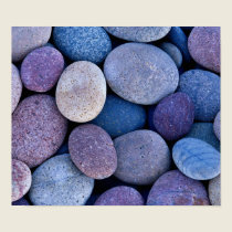 Stone blue rocks posters
