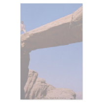 Stone bridge, Wadi Rum, Jordan Custom Stationery