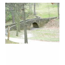 stone bridge, Winterset, Iowa t-shirts