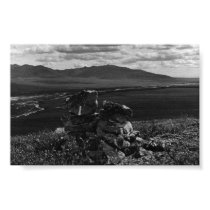 Stone Cairn on Tundra posters