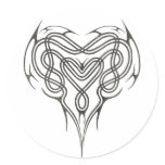 Stone Celtic Heart Knot