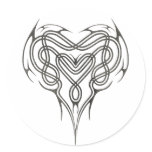 Stone Celtic Heart Knot