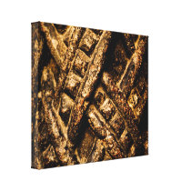 Stone Column Interlaced Detail Wrapped Canvas Gallery Wrapped Canvas