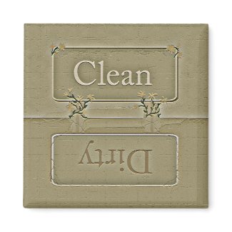 Stone Dirty Clean Dishwasher Magnet magnet