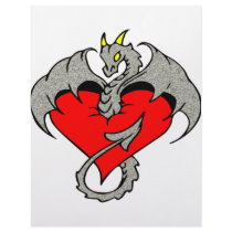 Stone Dragon & Heart letterhead by Mustang_Lady Stone Dragon & Heart letterhead